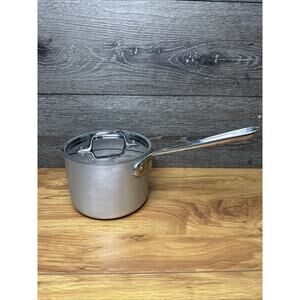 ALL-CLAD MC2 Saucepan & Lid Metal Crafters Master Chef Brushed Stainless 2 Qt